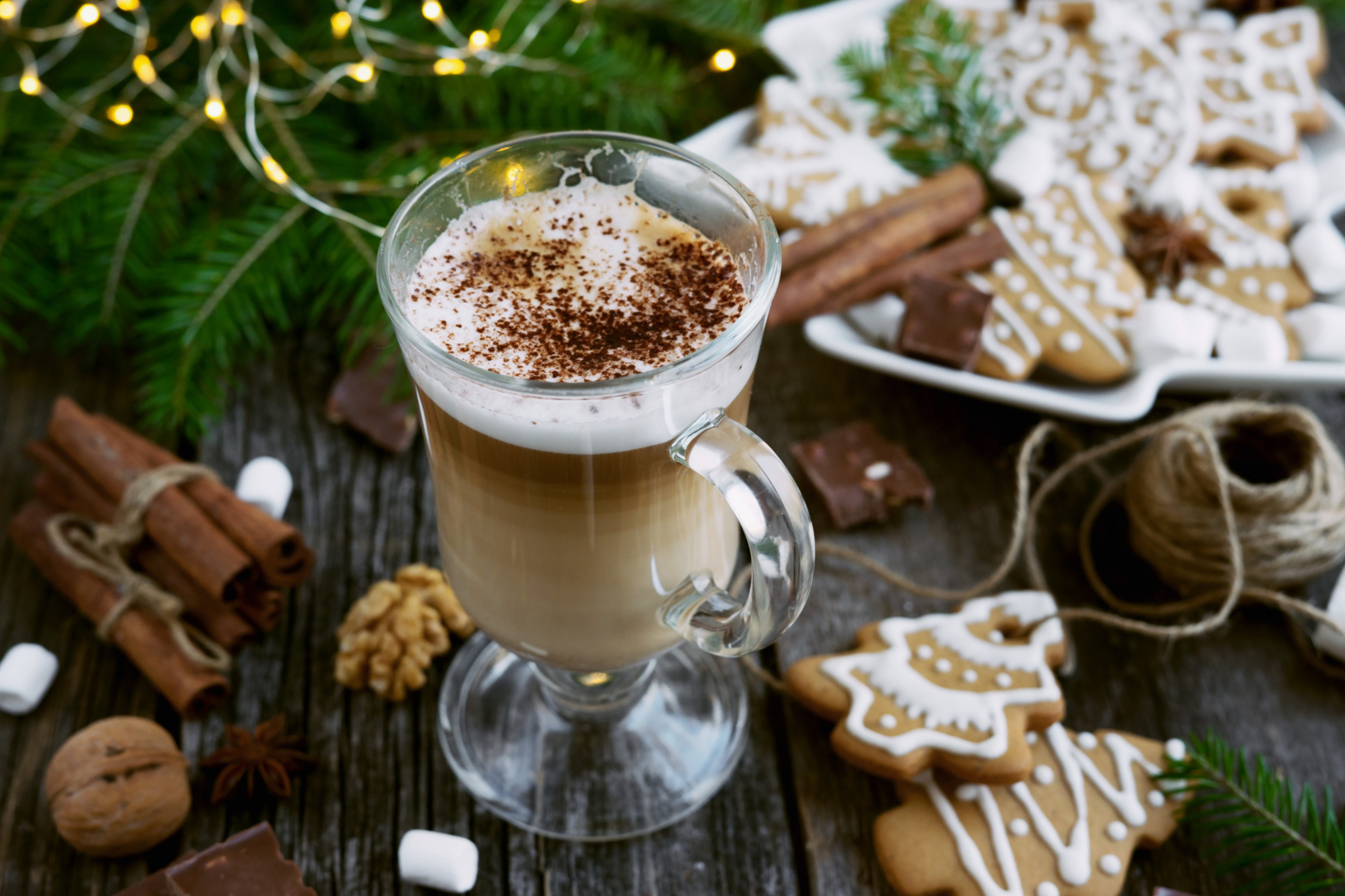 Selepas menu Krismas: Heavenly gingerbread latte macchiato
