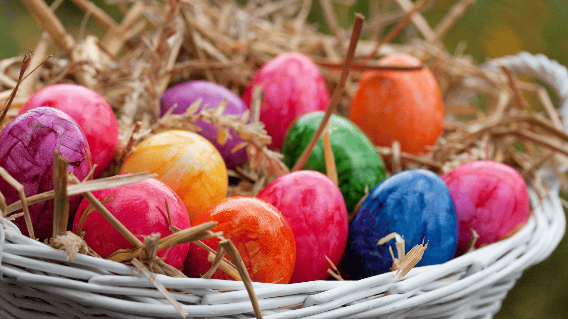 Paskah: Berapa lama telur berwarna benar 