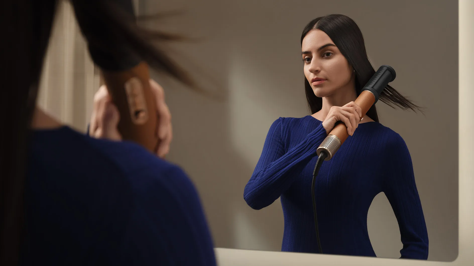 Gaya rambut dibuat mudah 